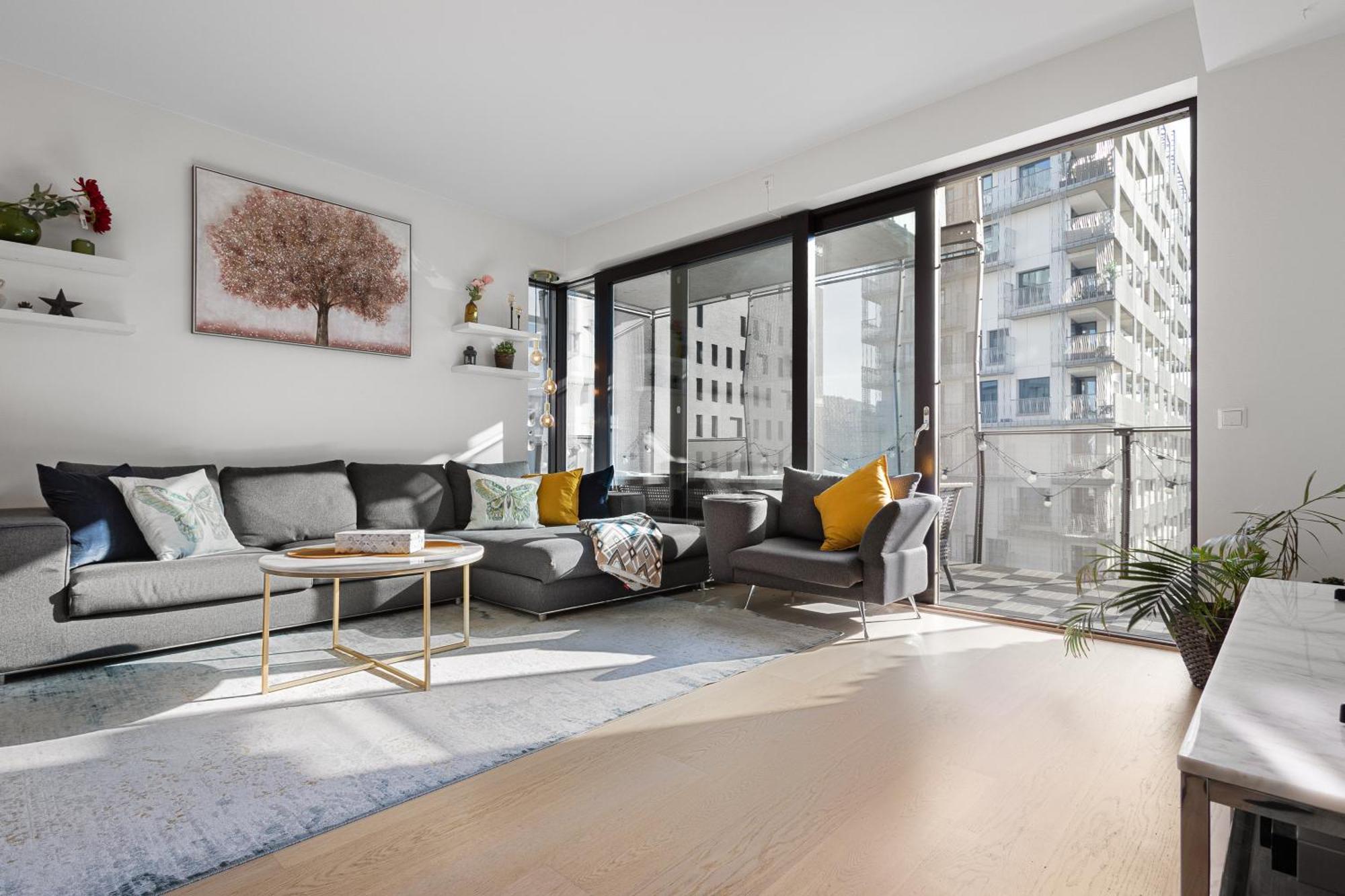 Spacious Modern 2Br Apartment At Central Oslo Barcode ภายนอก รูปภาพ