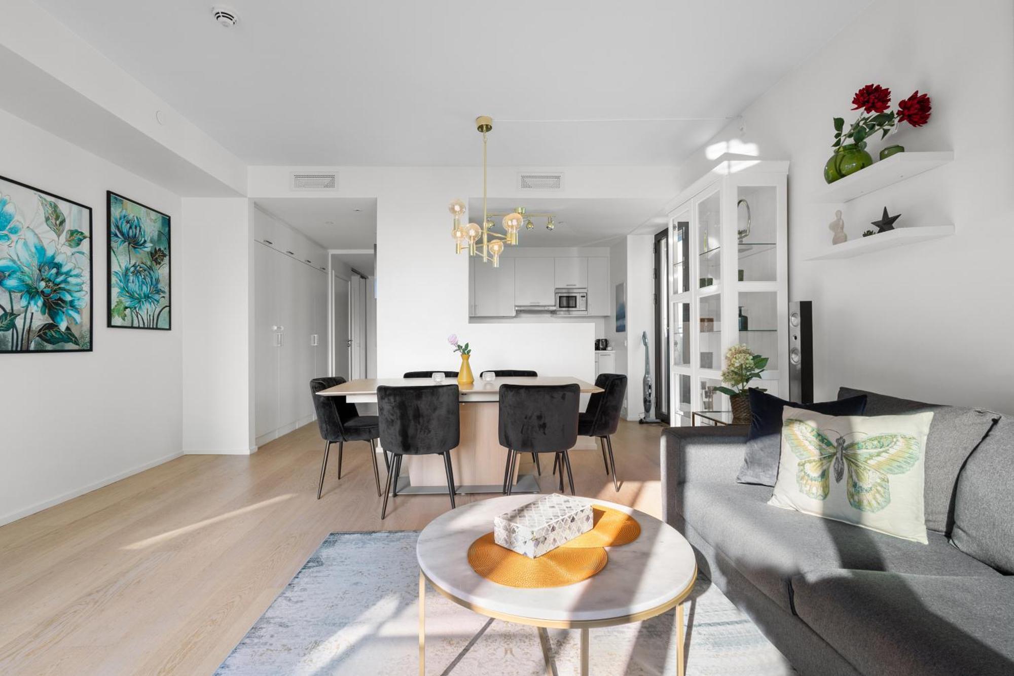 Spacious Modern 2Br Apartment At Central Oslo Barcode ภายนอก รูปภาพ